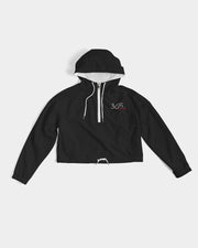 black 365 hussle Women's Cropped Windbreaker