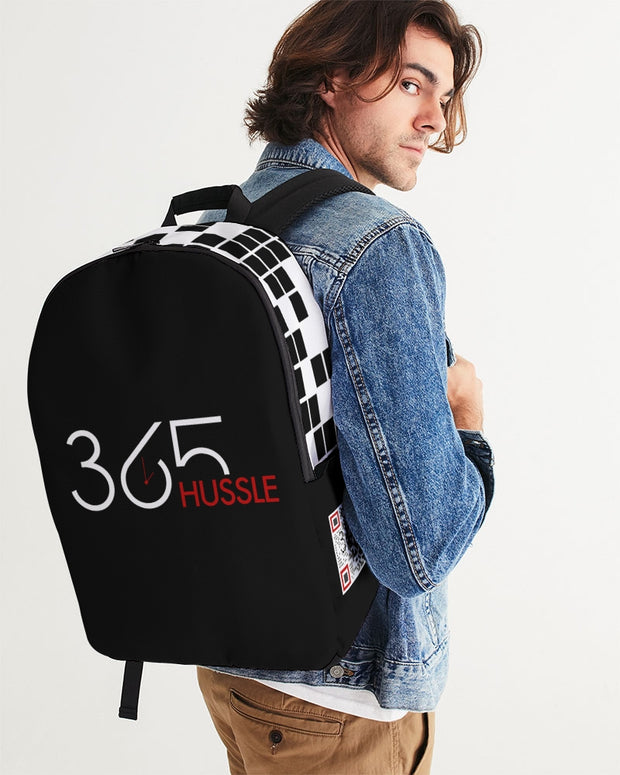 black 365 hussle Large Backpack