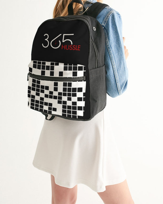 black 365 hussle Small Canvas Backpack