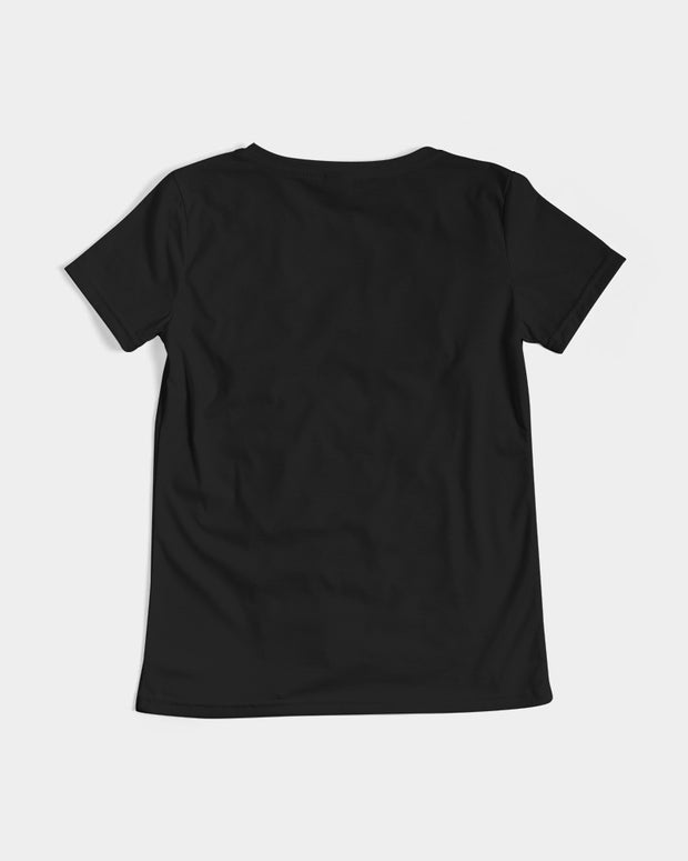 black 365 hussle Women's V-Neck Tee